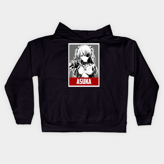 Asuka Langley Kids Hoodie by Retrostyle